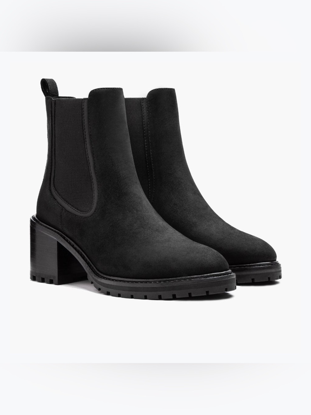 Thursday Boot Co. Knockout Heeled Chelsea Boots Size 6.5 Matte Black